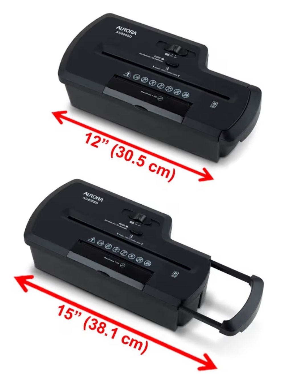2/$15: Paper shredder - great condition!